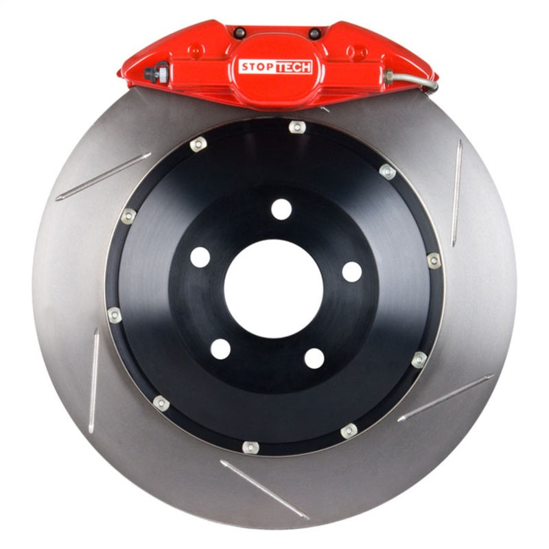 Étriers arrière rouges StopTech 13 Subaru BRZ BBK ST-22 Rotors fendus 345x28