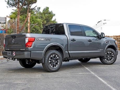 Échappement arrière de catalyseur aFe POWER Rebel Series 2-1/2 po 409 SS avec embouts noirs 16-17 Nissan Titan V8 5,6 L