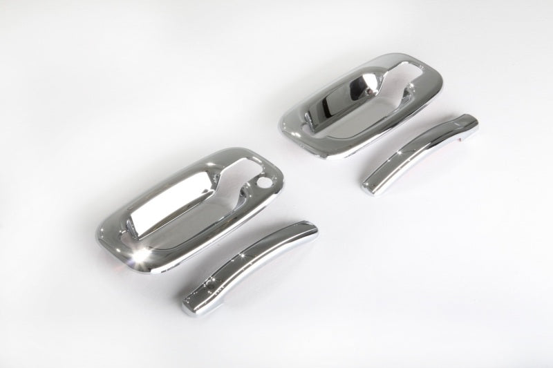 Couvre-poignées de porte AVS 99-06 Chevy Tahoe (sans trou de serrure passager) (4 portes) Ensemble de 8 pièces - Chrome