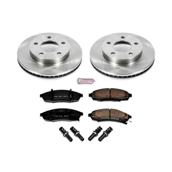 Power Stop 87-94 Oldsmobile Cutlass Cruiser Front Autospecialty Brake Kit