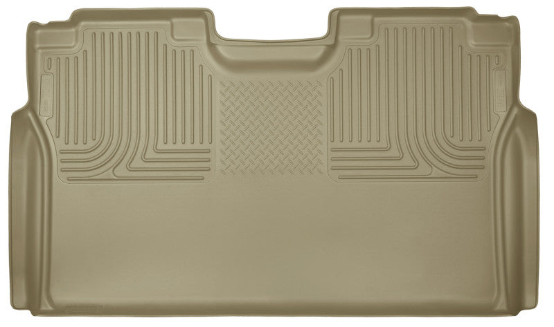 Revêtement de sol pour 2e siège Husky Liners 15 Ford F-150 SuperCrew Cab WeatherBeater Tan