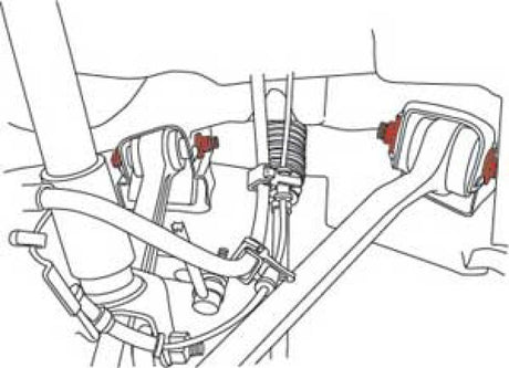 Arbre à cames de carrossage/chasse SPC Performance pour Mercedes Classe C