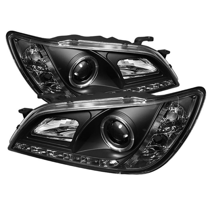 Phares de projecteur Spyder Lexus IS300 01-05 Xénon/HID - LED Halo DRL Blk PRO-YD-LIS01-HID-DRL-BK