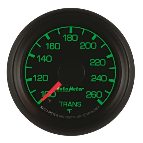 Jauge de température de transmission électronique à balayage complet de 52,4 mm de Ford Autometer Factory Match 100-260 degrés F
