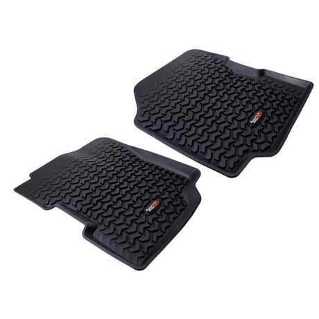 Revêtement de sol avant Rugged Ridge noir pour Jeep CJ-5 1976-1983