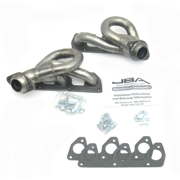 JBA 02-08 Ford Ranger 3.0L V6 sans EGR 1-1/2 po primaire brut 409SS Cat4Ward