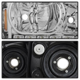 xTune Dodge Charger 06-10 1Pc LED Crystal Headlights Chrome HD-ON-DCH05-1PC-LED-C