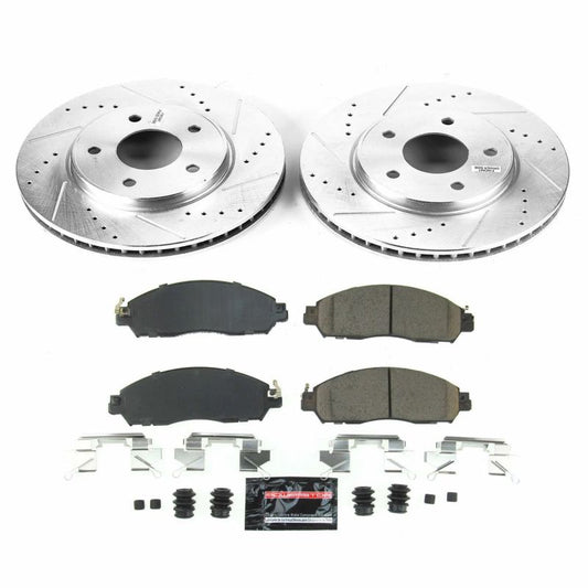 Power Stop 18-19 Nissan Leaf Front Z23 Evolution Sport Brake Kit