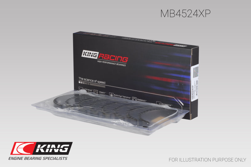 King Nissan Vr38Dett (Size 0.26) Main Bearing Set