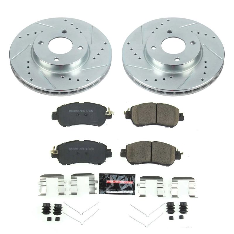 Kit de freins sport Power Stop 18-19 Nissan Kicks Z23 Evolution avant