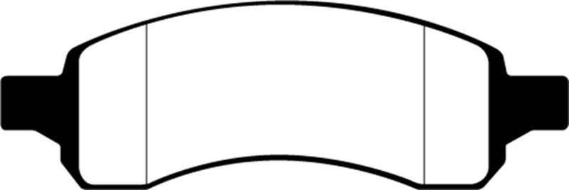 Plaquettes de frein avant EBC 07+ Buick Enclave 3.6 Yellowstuff