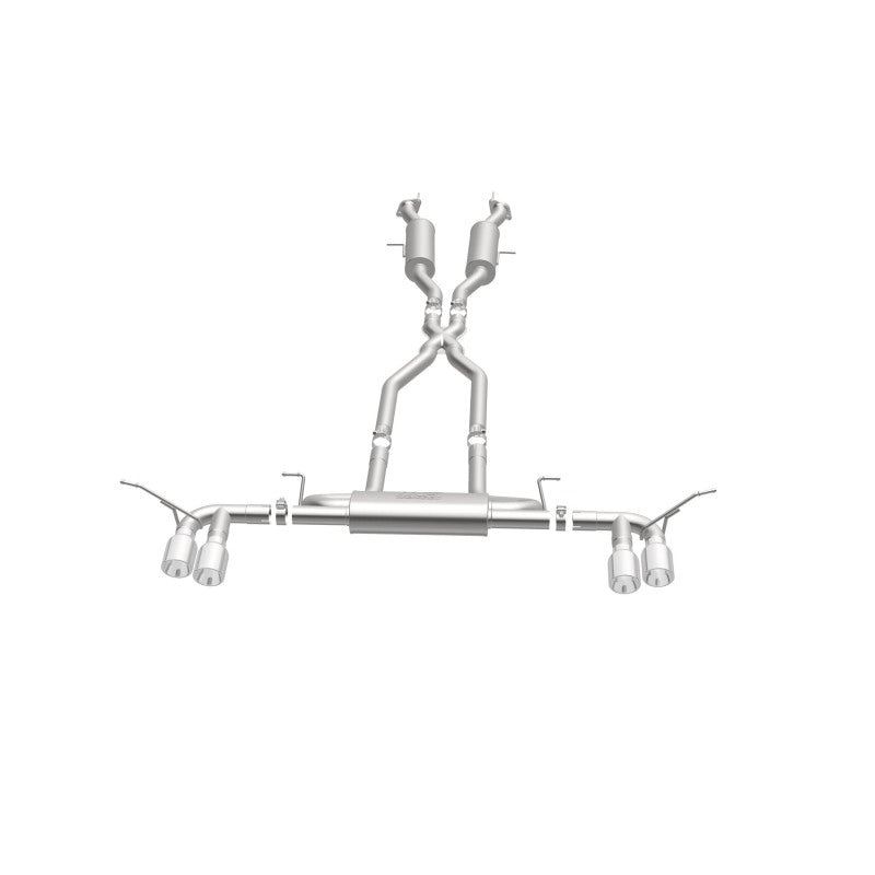 Cat Back MagnaFlow, SS, 2,5 po, pointe polie quadruple fendue de 4 po 14-15 Jeep Grand Cherokee 3,6 L/5,7 L V6/V8