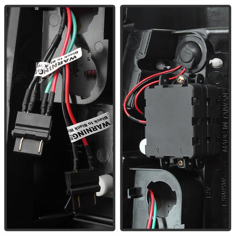 Feux arrière à DEL Spyder Chevy Silverado 1500/2500 03-06 Version 2 - Chromé ALT-YD-CS03V2-LED-C