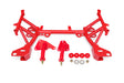 BMR 93-02 4th Gen F-Body K-Member LT1 Motor Mounts Pinto Rack Mounts Red BMR Suspension