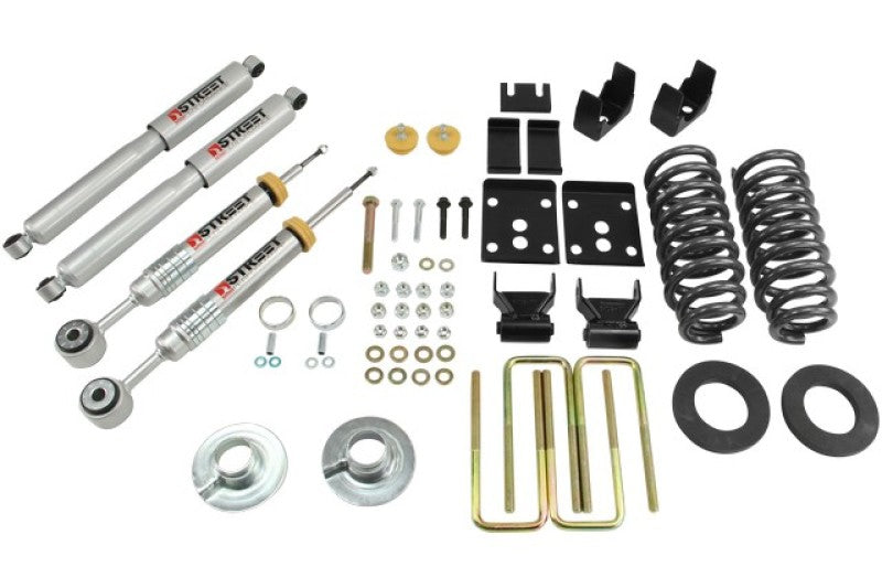 Kit d'abaissement Belltech 09-13 Ford F150 (cabine standard) 2 roues motrices avec amortisseurs SP (chute de 3 pouces)