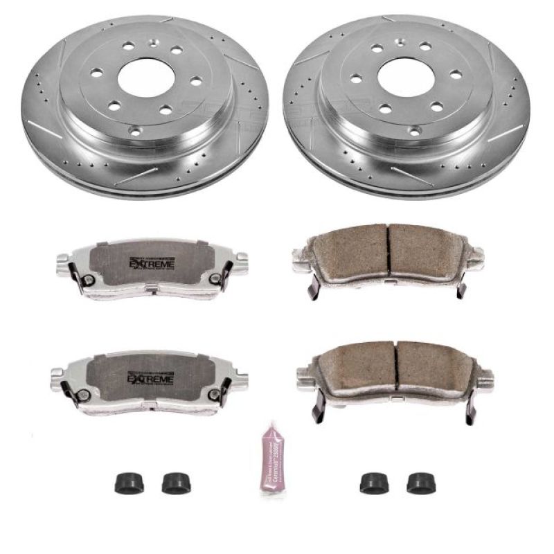 Power Stop 08-17 Buick Enclave Rear Z26 Street Warrior Brake Kit