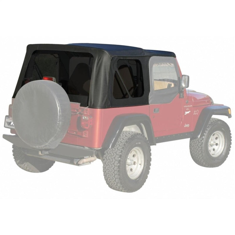 Capot de rechange d'origine pour Jeep Wrangler (TJ) Rampage 1997-2006 - Black Diamond