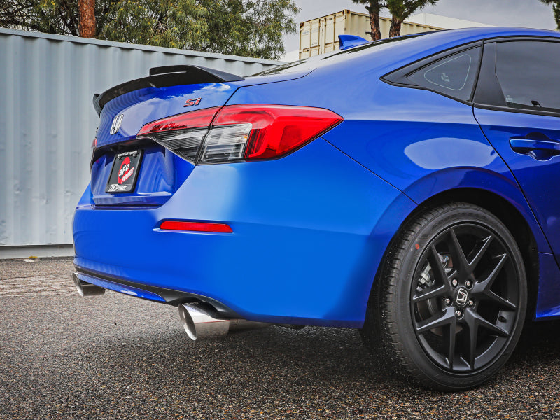 aFe 22-23 Honda Civic Si L4 1.5L (t) Takeda 2.5in to 3in 304 SS Cat-Back Exhaust w/ Polished Tips