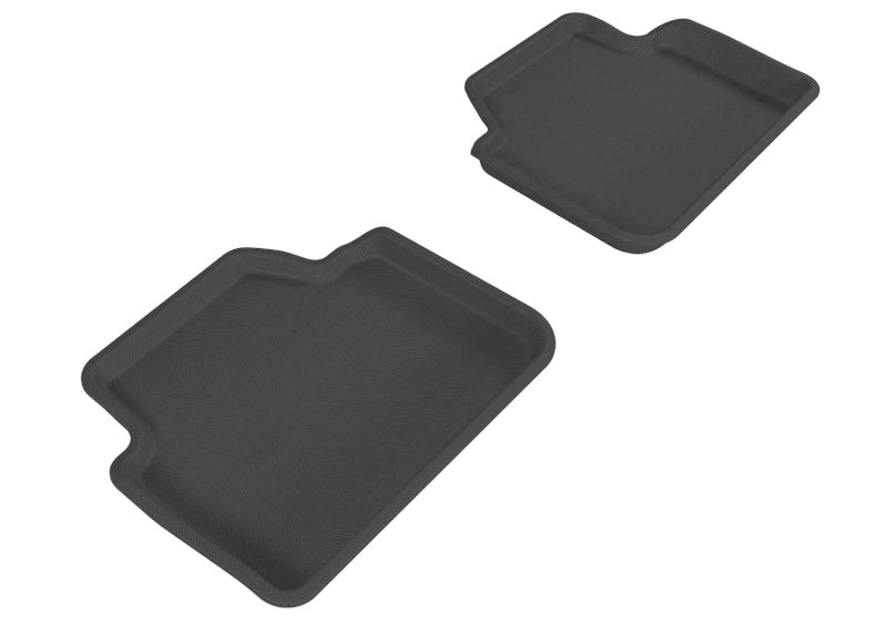 Tapis de sol 3D MAXpider 2006-2011 pour BMW Série 3/X3 E90/E83 Kagu 2e rangée - Noir