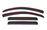 Déflecteurs de vitres avant et arrière AVS 04-15 Nissan Titan Crew Cab Ventvisor 4 pièces - Fumé