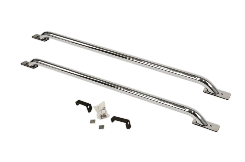 Go Rhino 14-18 Chevrolet Silverado 1500 & 2019 LTD (Classic) Stake Pocket Bed Rails - Chrome