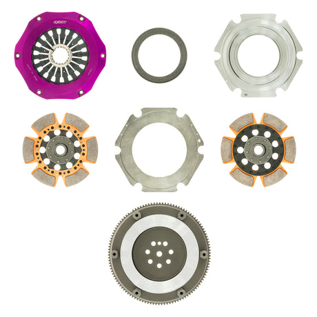 Embrayage à disque rigide Exedy 96-06 Mitsubishi Lancer Evo (Gen 4-7) Hyper Twin Cerametallic Type de traction