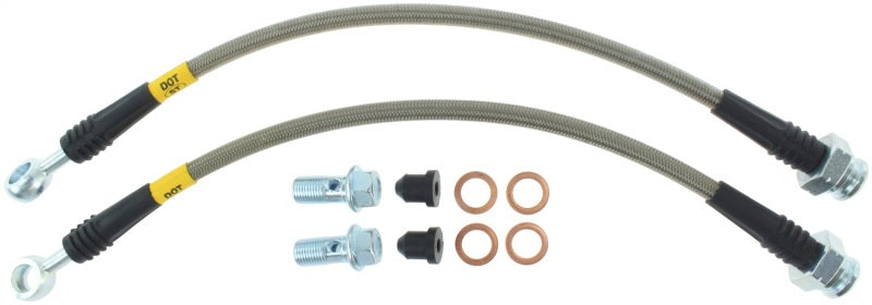 Conduites de frein arrière en acier inoxydable StopTech 89-98 Nissan 240SX (mise à niveau d'origine)