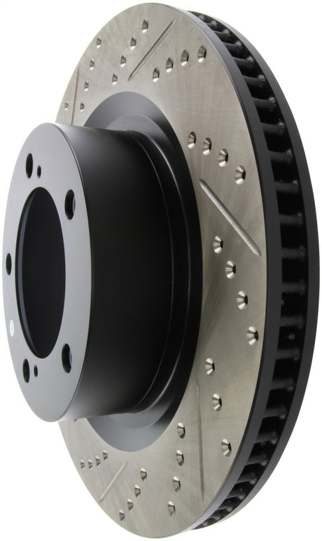 Rotor avant droit rainuré et percé StopTech pour Toyota Tundra 07-09 / Toyota Sequoia 08-09