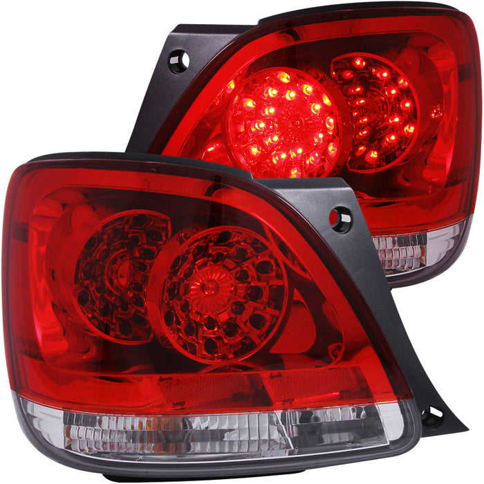 Feux arrière à LED ANZO 1998-2005 Lexus Gs300 Rouge/Clair