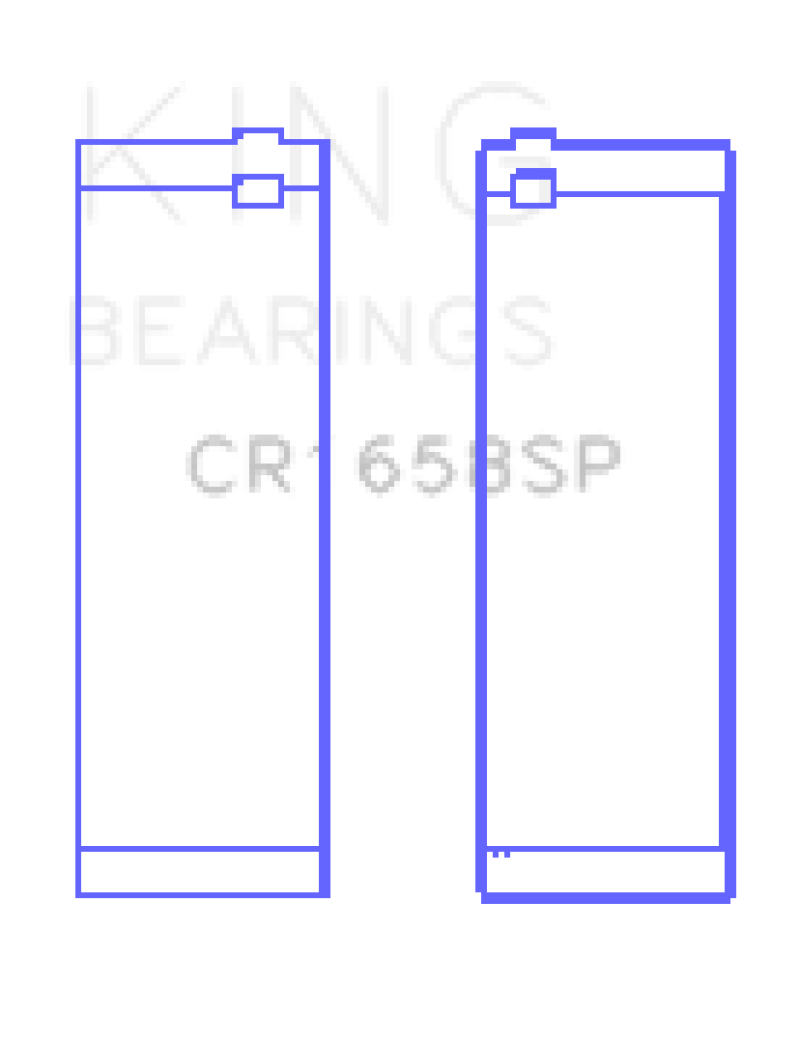 Jeu de roulements de bielle King BMW N47 D20 A/N47S D20 D Sputter (taille + 0,25 mm)