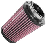 Filtre en caoutchouc universel K&amp;N 2-1/2 po Flg / 4-1/2 po OD B / 3-1/2 po OD T / 6 po H - Dessus noir