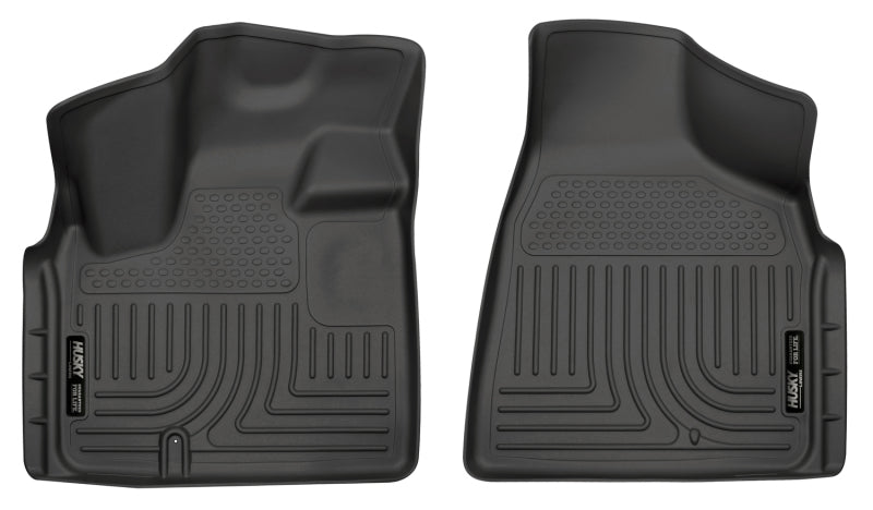 Revêtements de sol noirs Husky Liners 08-12 Chrysler Town Country/Dodge Grand Caravan WeatherBeater