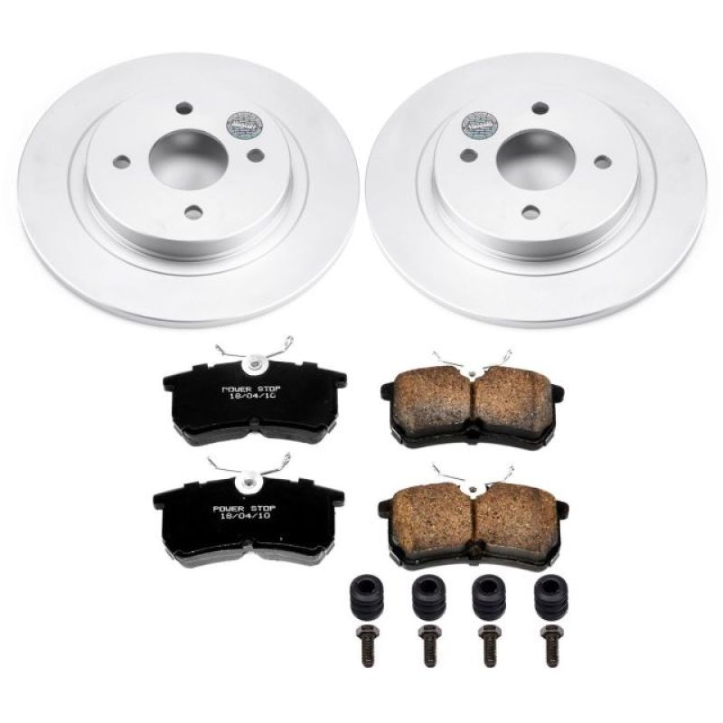 Kit de freins arrière Power Stop 02-04 Ford Focus Z17 Evolution Geomet avec revêtement