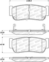 Plaquettes de frein StopTech Street