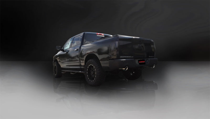 Corsa 09-14 Dodge Ram 1500 4.7L Quad/Crew Cab/Short Bed Échappement arrière à double sortie poli