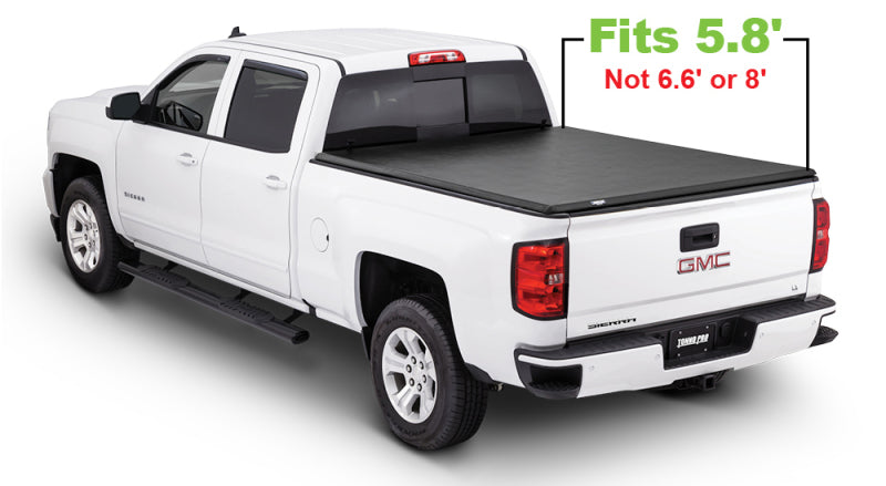 Tonno Pro 14-19 Chevy Silverado 1500 5.8ft Fleetside Hard Fold Tonneau Cover