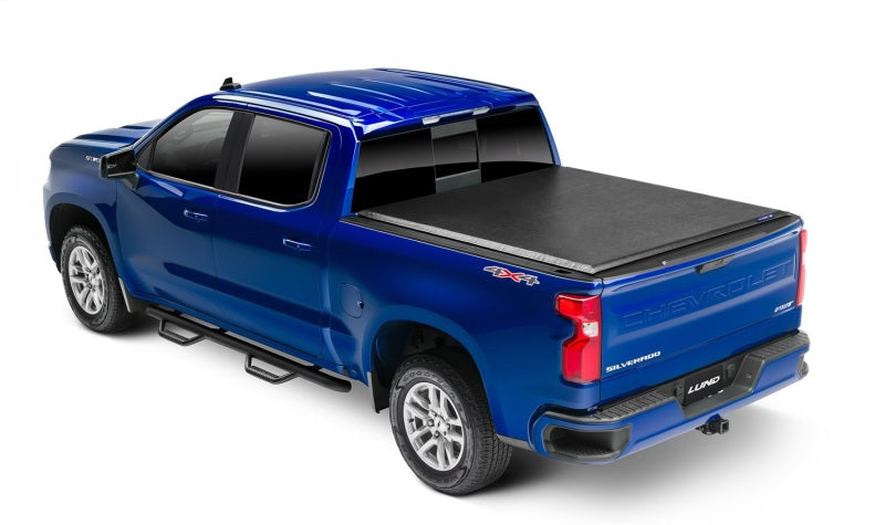 Lund 07-17 Chevy Silverado 1500 (5.5ft. Bed) Genesis Roll Up Tonneau Cover - Black