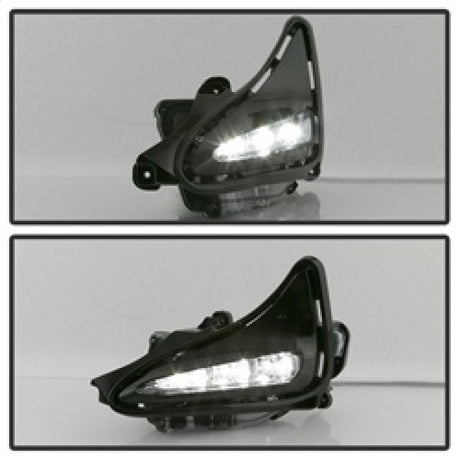 Feux antibrouillard à LED OEM pour Toyota Corolla Spyder 2017+ avec interrupteur - Transparent (FL-TCO17-LED-C)