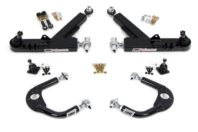 UMI Performance 93-02 GM F-Body A-Arm Kit Double Shear Mount Boxed Lower + Adj Upper