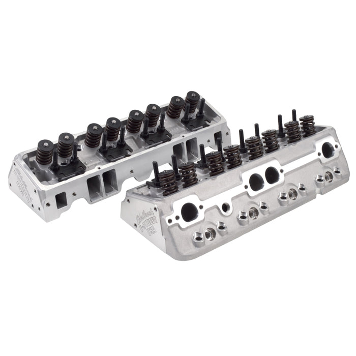 Culasse Edelbrock E-Street SB Chevrolet 64cc (paire complète)