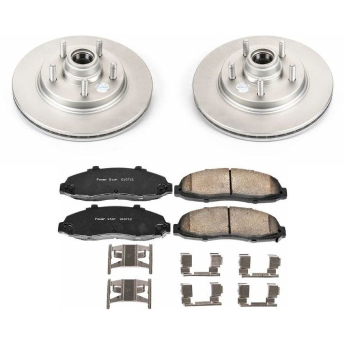 Kit de freins avant Power Stop 00-03 avec revêtement Geomet Z17 Evolution pour Ford F-150