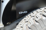 Garde-boue intérieur arrière en aluminium DV8 Offroad 07-18 Jeep Wrangler JK - Noir