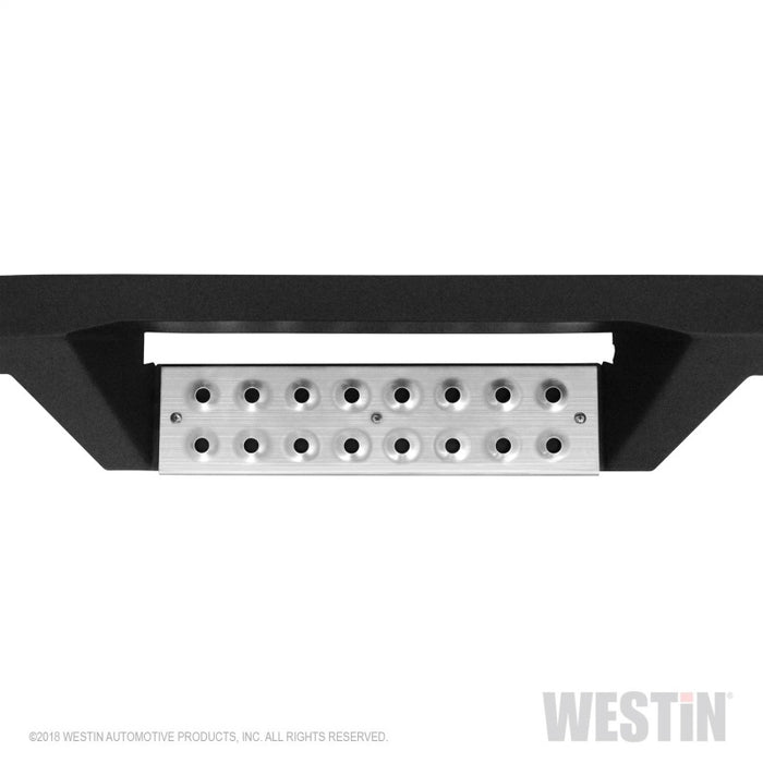 Marchepieds Westin/HDX en acier inoxydable 15-18 Ford F-150 SC/17-18 F-250/F-350 CC Drop Nerf - Noir texturé