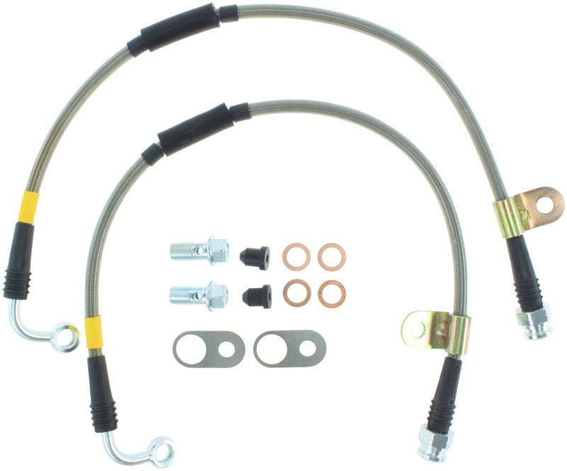 Conduites de frein avant en acier inoxydable StopTech pour Mazda Miata 2016