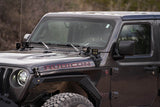 Support de barre lumineuse de capot DV8 Offroad 18-22 Jeep Gladiator JT