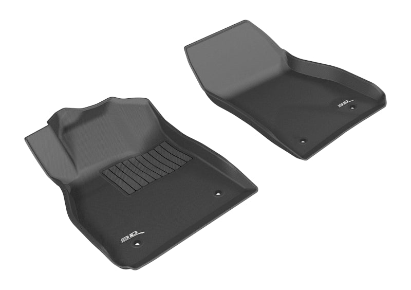 Tapis de sol 3D MAXpider 2013-2015 Chevrolet Malibu Kagu 1ère rangée - Noir