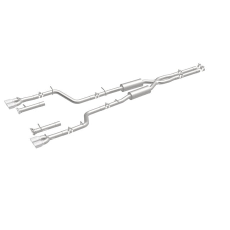 Cat-Back MagnaFlow, SS, 2,5 po, embout arrière divisé en quatre parties de 3,5 po, Dodge Challenger R/T 5,7 L 2015