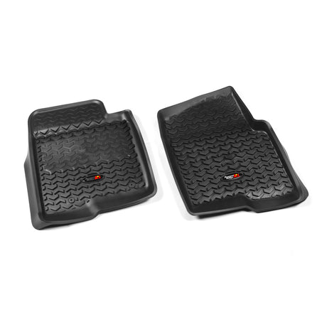 Revêtement de plancher avant Rugged Ridge noir pour Ford F-150/Raptor Regular/Extended/Super Crew 2011-2014