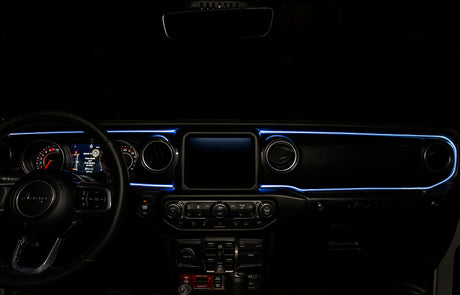 Kit d'éclairage d'intérieur à LED à fibre optique ColorSHIFT pour Jeep Wrangler JL / Gladiator JT ORACLE Lighting VOIR LA GARANTIE