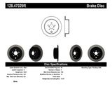Rotor arrière droit percé StopTech 08-10 WRX